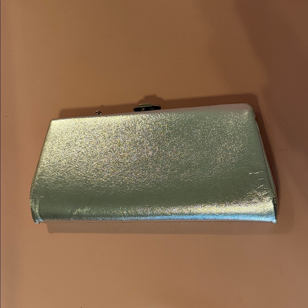 Vintage Elegant Silver Clutch Bag